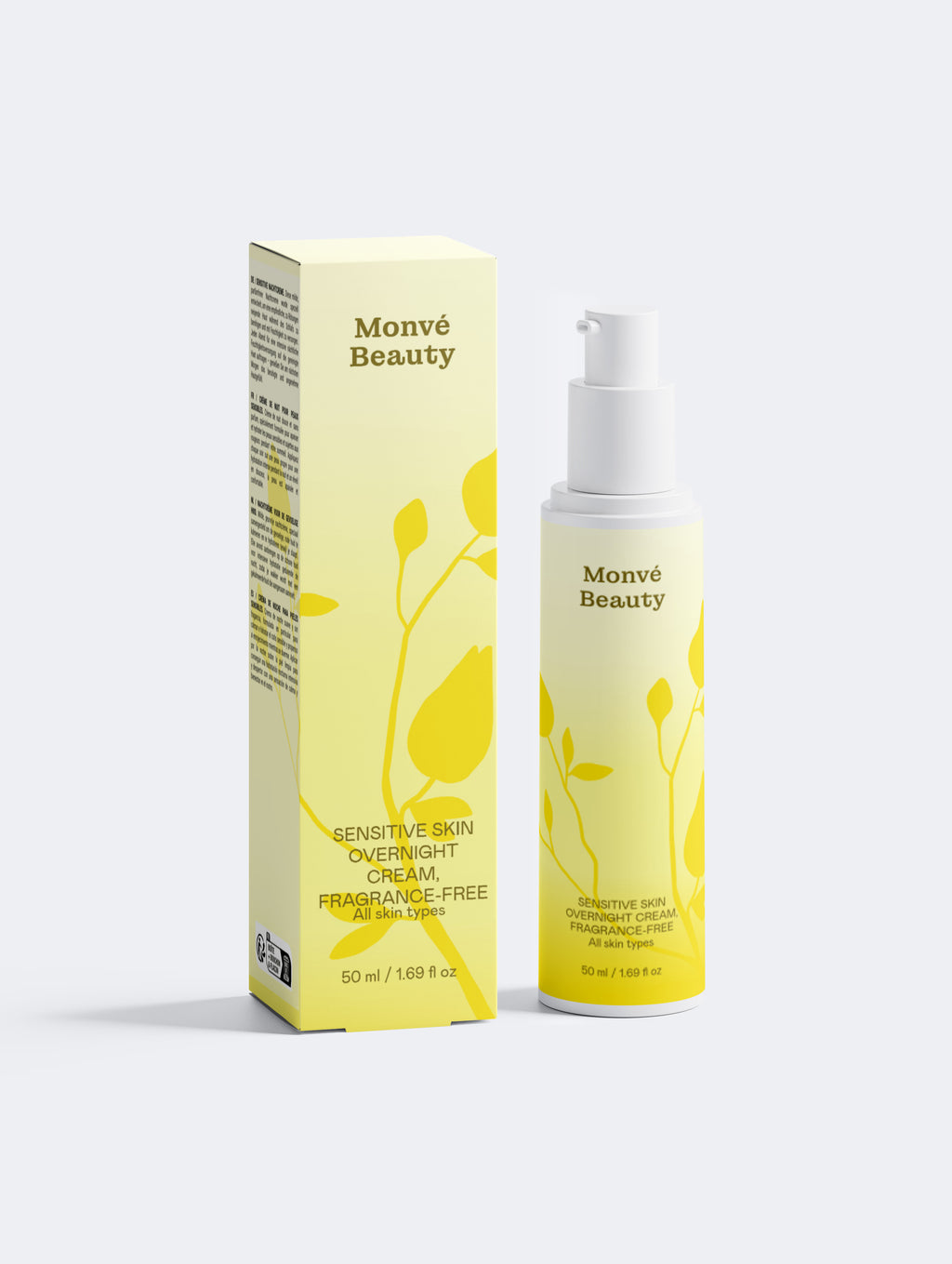 Sensitive Skin Overnight Cream, Fragrance-Free
